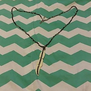Feather necklace